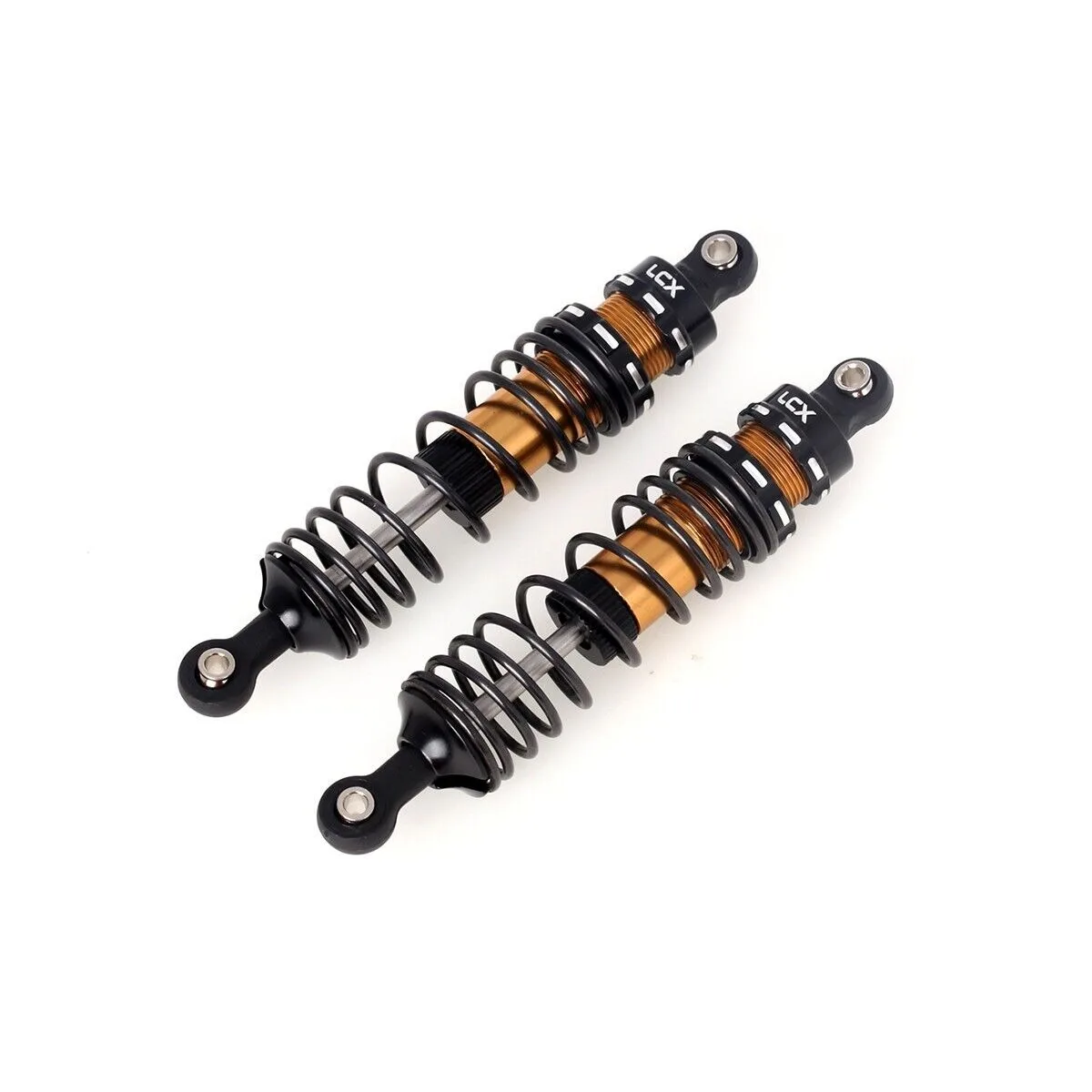 LCX Racing 1/10 RC Crawler Car Aluminum 90mm Suspension Shock Set 2pcs for Traxxas F150 Raptor R TRX4 Upgrades Parts Accessories