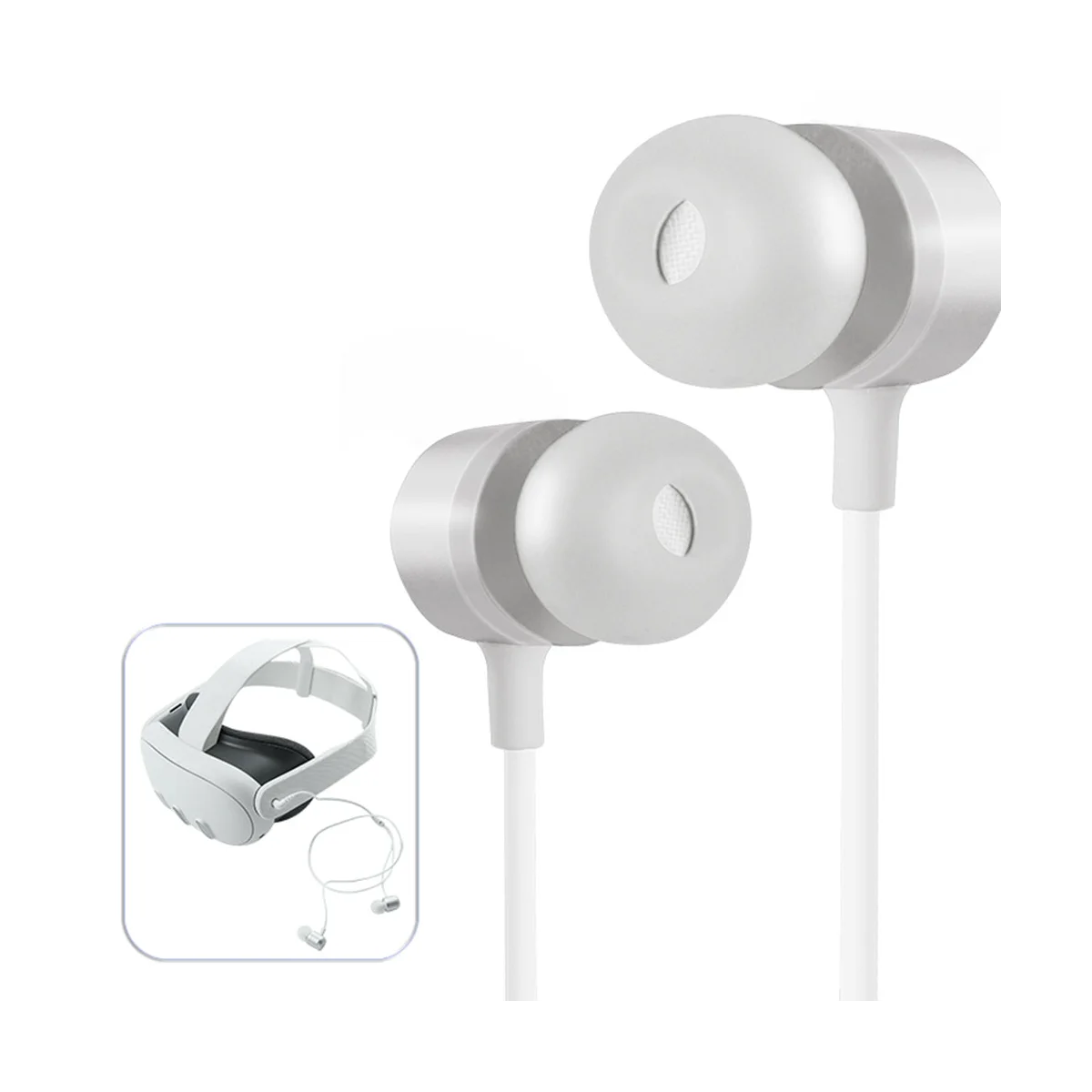 

Гарнитура для Oculus Quest 3 для Meta Oculus Quest 2 / Pico 4 наушники VR аксессуары