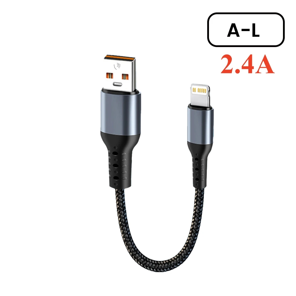 Crouch 90 graden korte kabel USB Type C naar Type C 6A 66W snel opladen 25CM 50CM Power Bank USB C-kabel voor iPhone Huawei Xiaomi