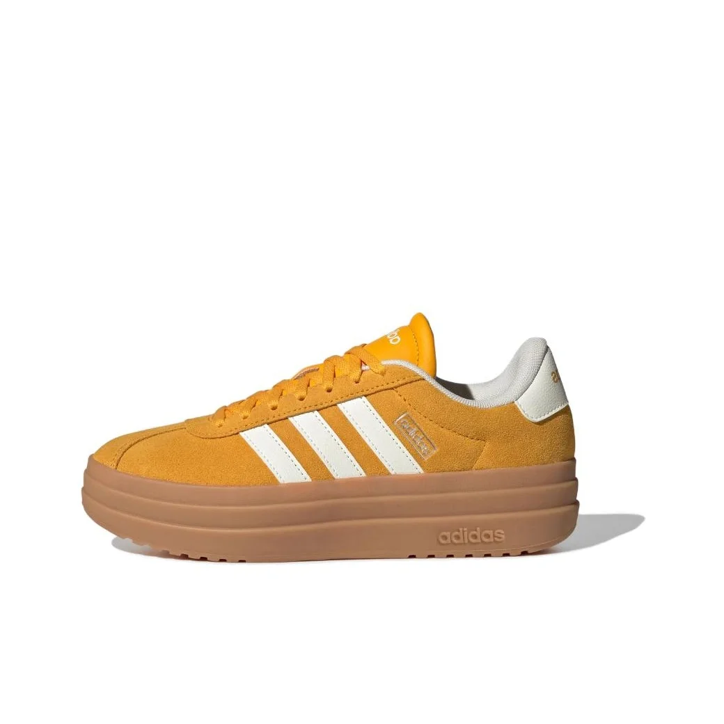 Adidas VL Court Bold Low top German Army Trainers Women's Yellow KJ6854