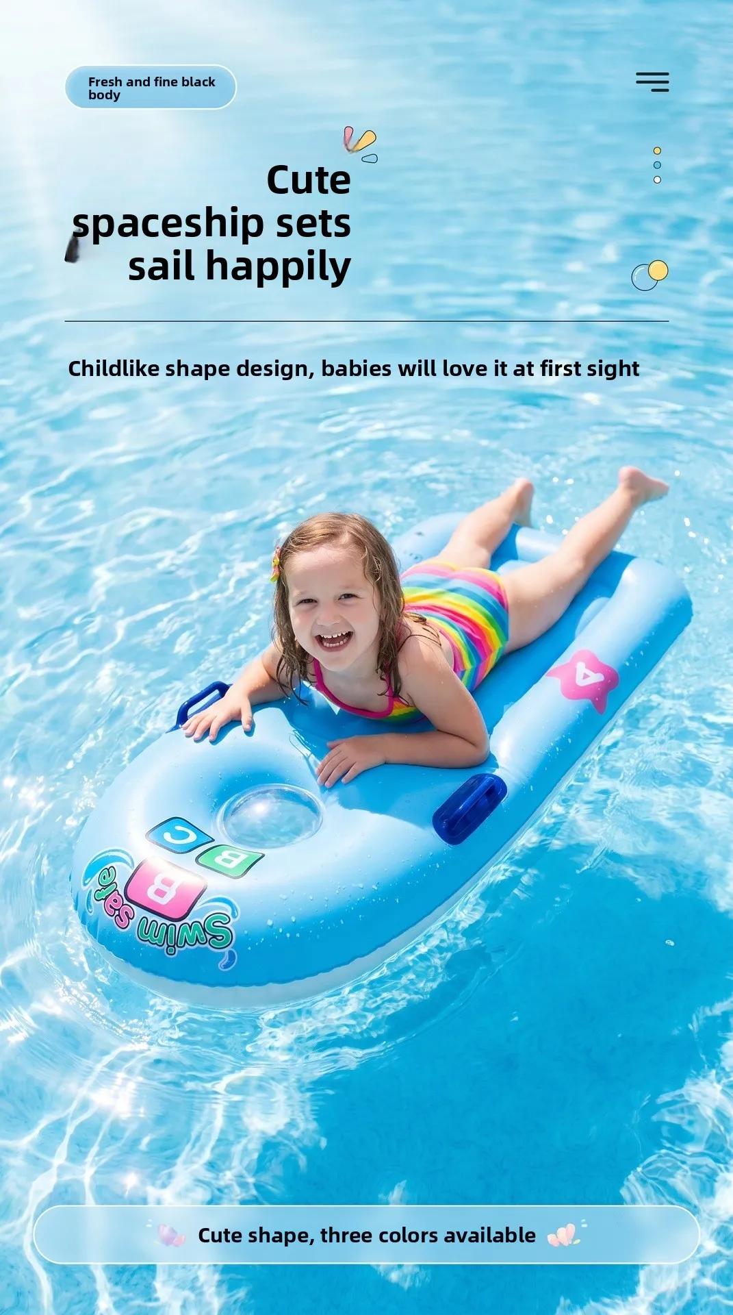 Water Sports ABC Surfboard Thickened Inflatable Children's  Row Water Floating Board Floating Bed Reclining Chair Swimming Board