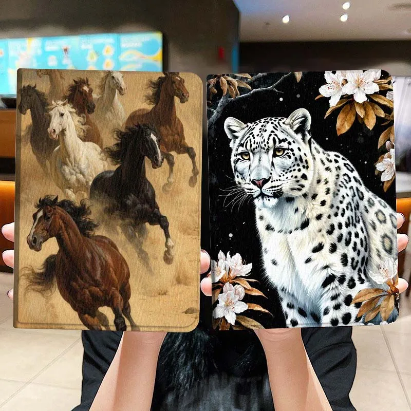 

Running Horses Desert Sand Tablet Case For Lenovo Xiaoxin Legion Pad Tab Pro GT Y700 Gen4 2 11 P11 M10 K10 3rd Plus Gen Gift