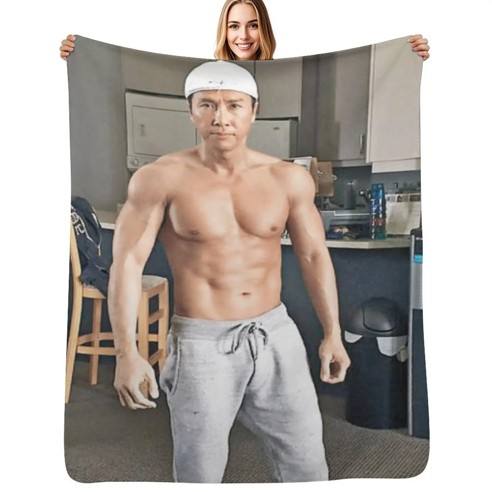 donnie yen Throw Blanket Soft Warm Blanket Gift for Men Women Adults