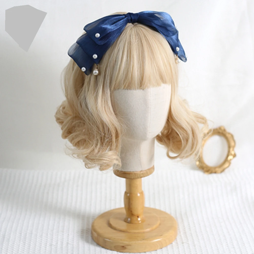 Ikat Kepala Mutiara Pita Mutiara Manis Aksesori Rambut Wanita Hiasan Kepala Lolita