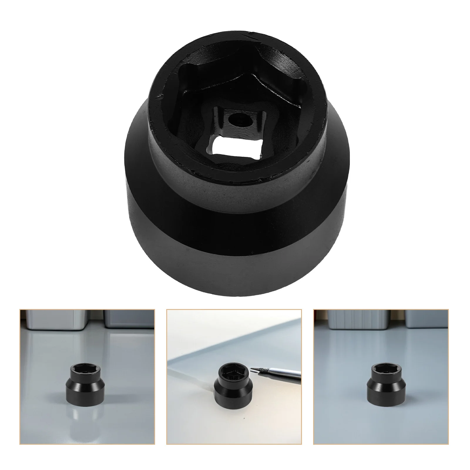 

Oil Removal Socket 24Mm 36Mm Fuel Filter Wrench Reversible For 6.0L 6.4L Diesel 2003-2010 Oil Filter