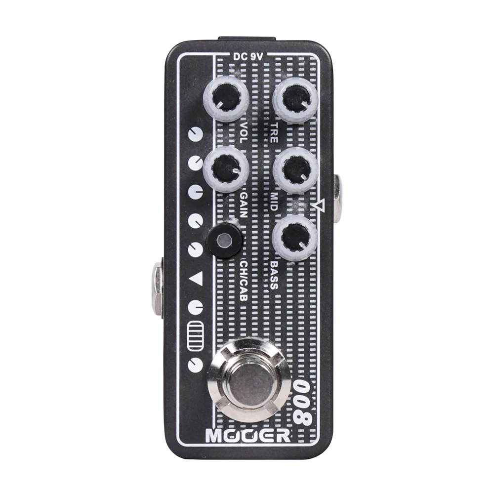 MOOER 008 Cali-MK 3 Digital Preamp Guitar Effect Pedal 3 Band EQ Micro Preamp Effect Pedal Electric Guitar Parts & Accessories