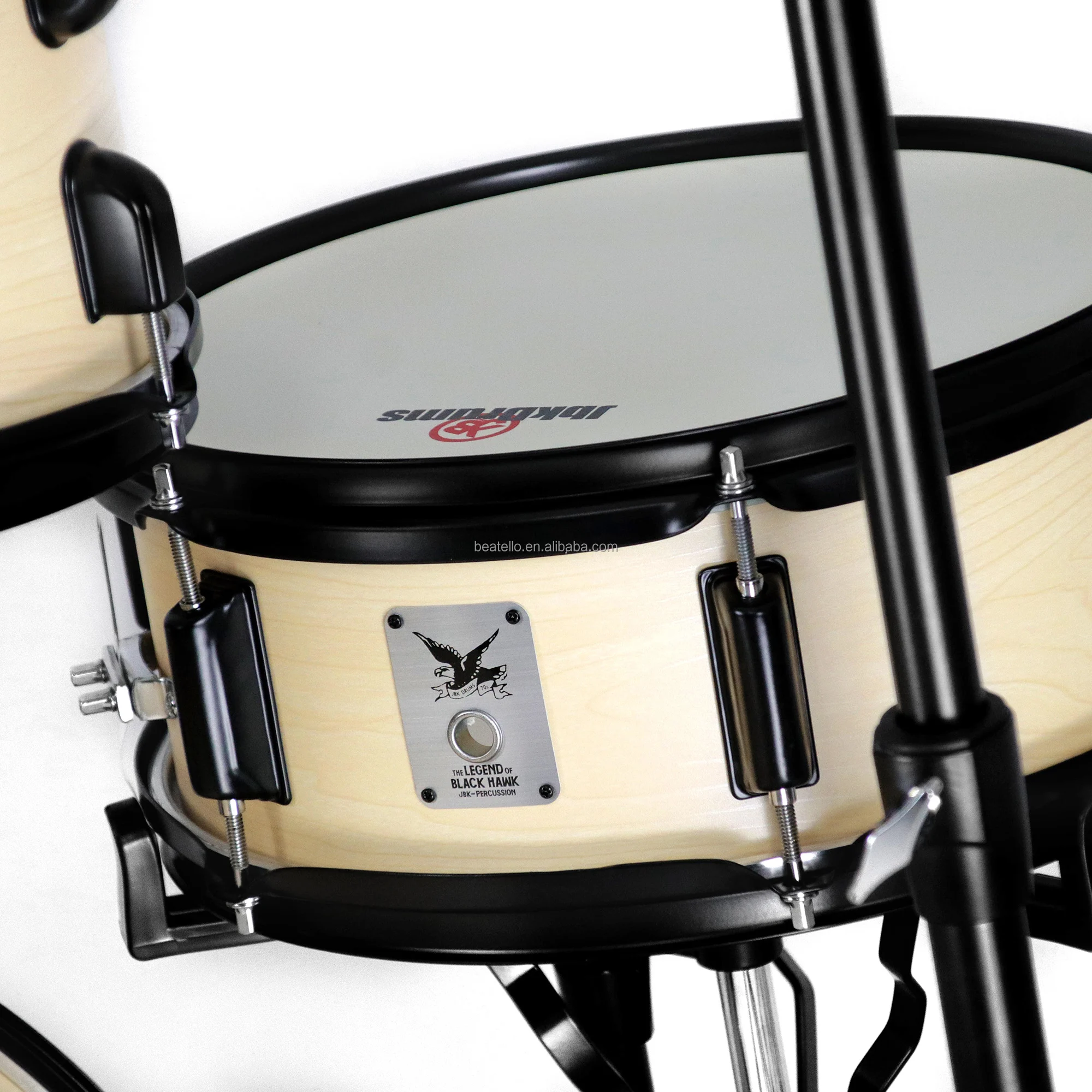 

Support Custom Logo 5Pcs Set High Quality Beginners Drum Set Musical Percussion Instrument Basswood Drums Manufacturer For Sale