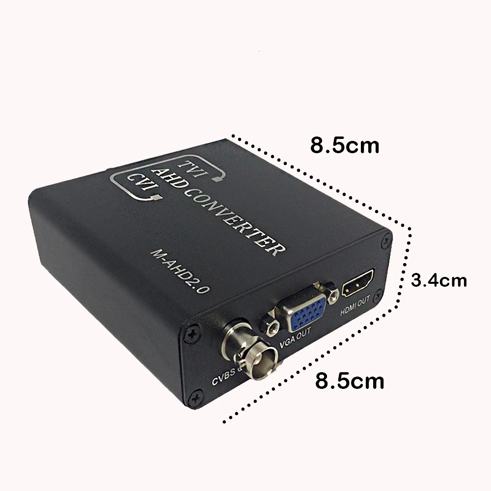 

High Definition AHD/TVI/CVI/CVBS to HDMI/VGA/CVBS Surveillance Video Converter