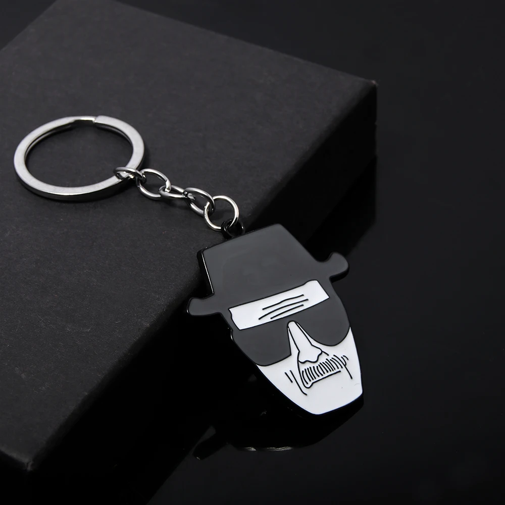TV Show Breaking Bad Keychain Letter Logo Walter White Pendant Key Chain for Women Men Car Keyring Jewelry Gift image 5