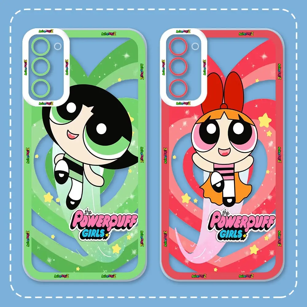 Cute P-Powerpuff Girls Anime Clear Case For Infinix Note 40 30 30I 12 VIP 12G96 11 10 Smart 8 7 TECNO POVA 6 5 4 3 Pro Case Capa