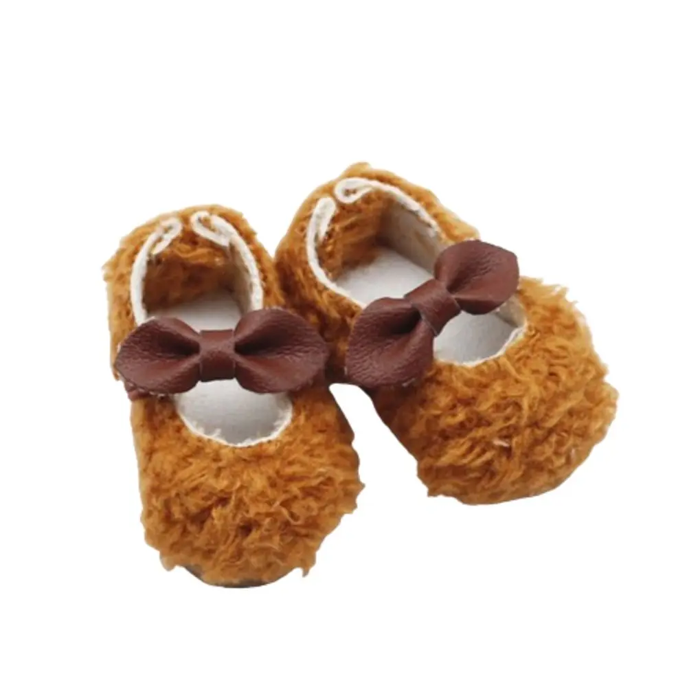 Jolies chaussures de poupée Obitsu 11 légères, bonnet de poupée mignon de dessin animé, 1 paire de chaussures en coton Bjd GSC