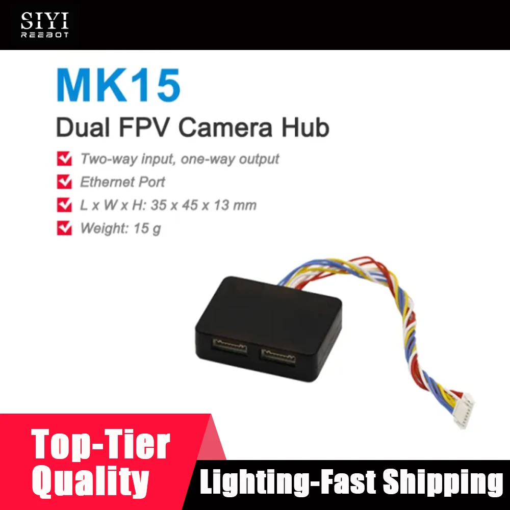 

NEW SIYI Ethernet Hub One to Two Ethernet Extention Compatible with UniRC 7 MK15 HM30 MK32 Air Unit