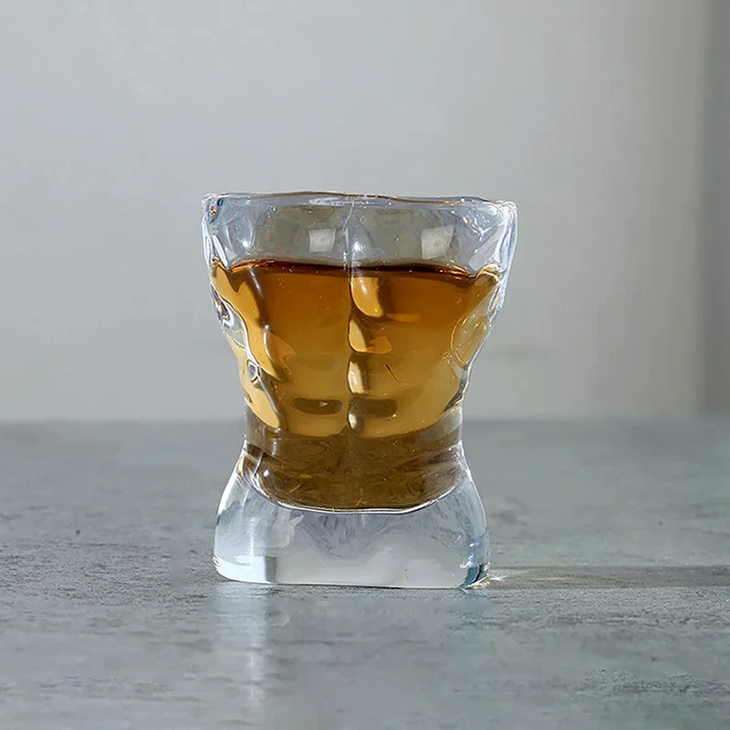 Body-Shaped Beer Cup - Unique and Novel Transparent Glass, Perfect for Serving Wine, Coffee, Juice - Ideal for Bars and Parties