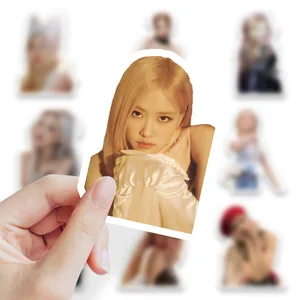 10/70pcsピンクローズステッカー韓国ガールズKPOPステッカーDIY防水スクラップブッキングラップトップオートバイグラフィティデカールパックギフト 12ベストセールスKPOPバラ-11