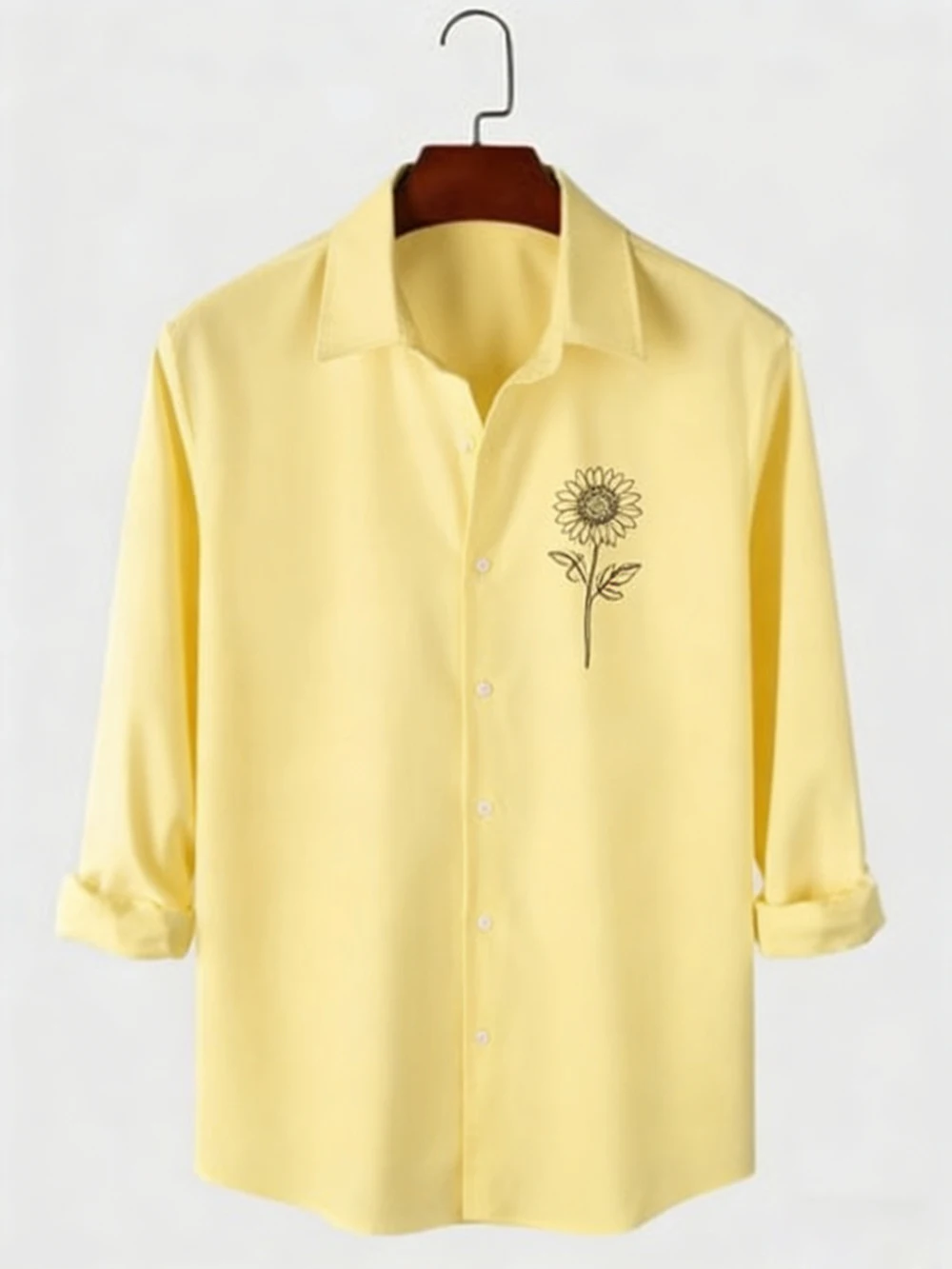 

2026 Men's Simple Fat Cat, Squirrel and Rabbit 3D Printed Shirt Hawaiian Beach Shirt Outdoor Party Long-sleeved Clothes for Men