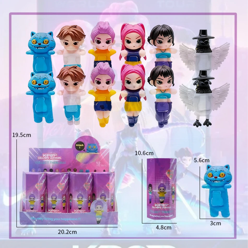 

Hot Party Angel KPop Demon Hunters Blind Box Car Decoration Desktop Computer Screen Cupid Hand Fashion Play Doll Birthday Gift b