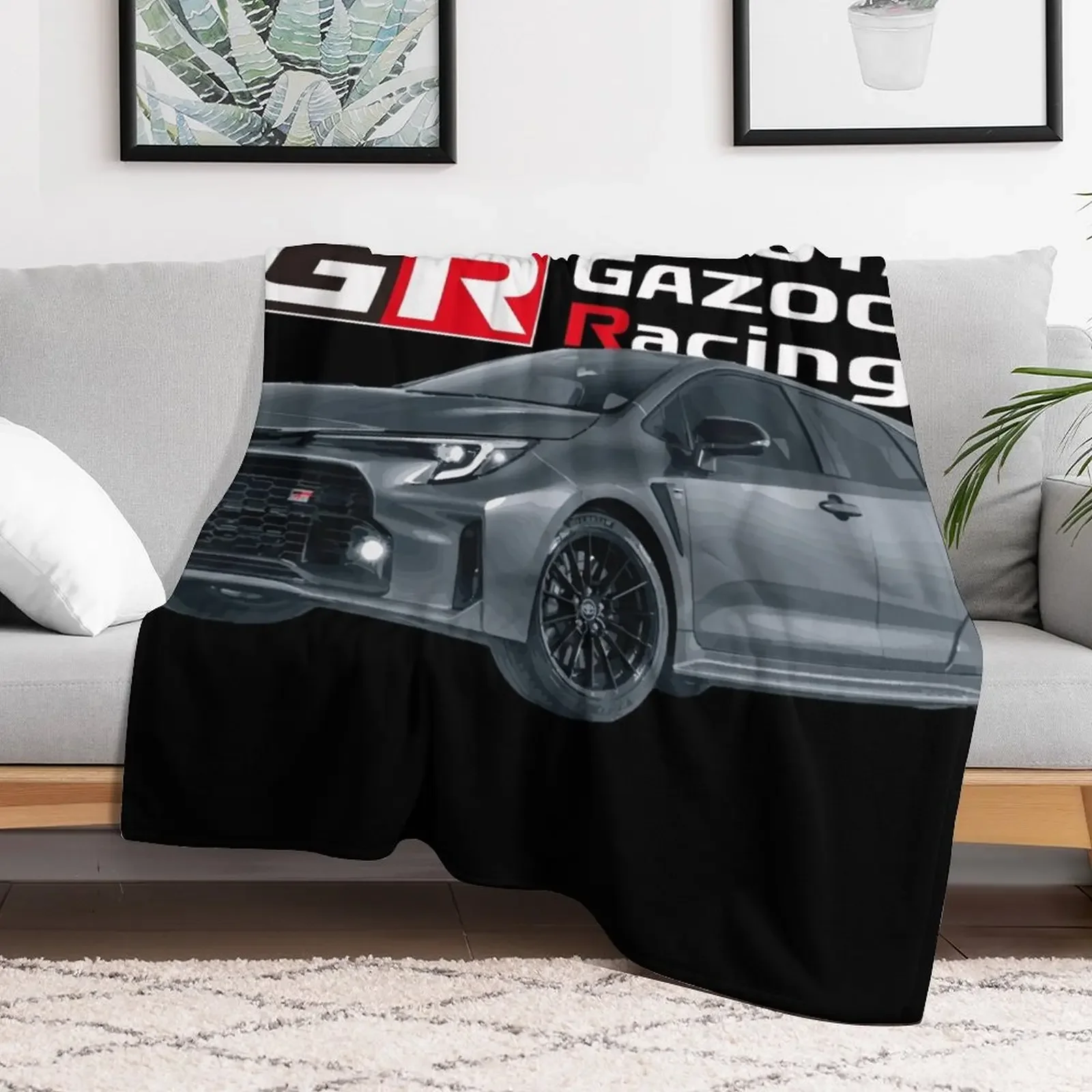 GR Corolla hot hatch Circuit Edition Throw Blanket Large Decorative Sofas Warm For Decorative Sofa Blankets