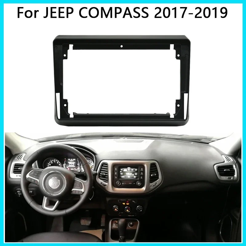 9inch Car radio Frame Fascia For Jeep Grand Cherokee 2014-2020 big screen 2 Din android Car Radio Fascia Frame