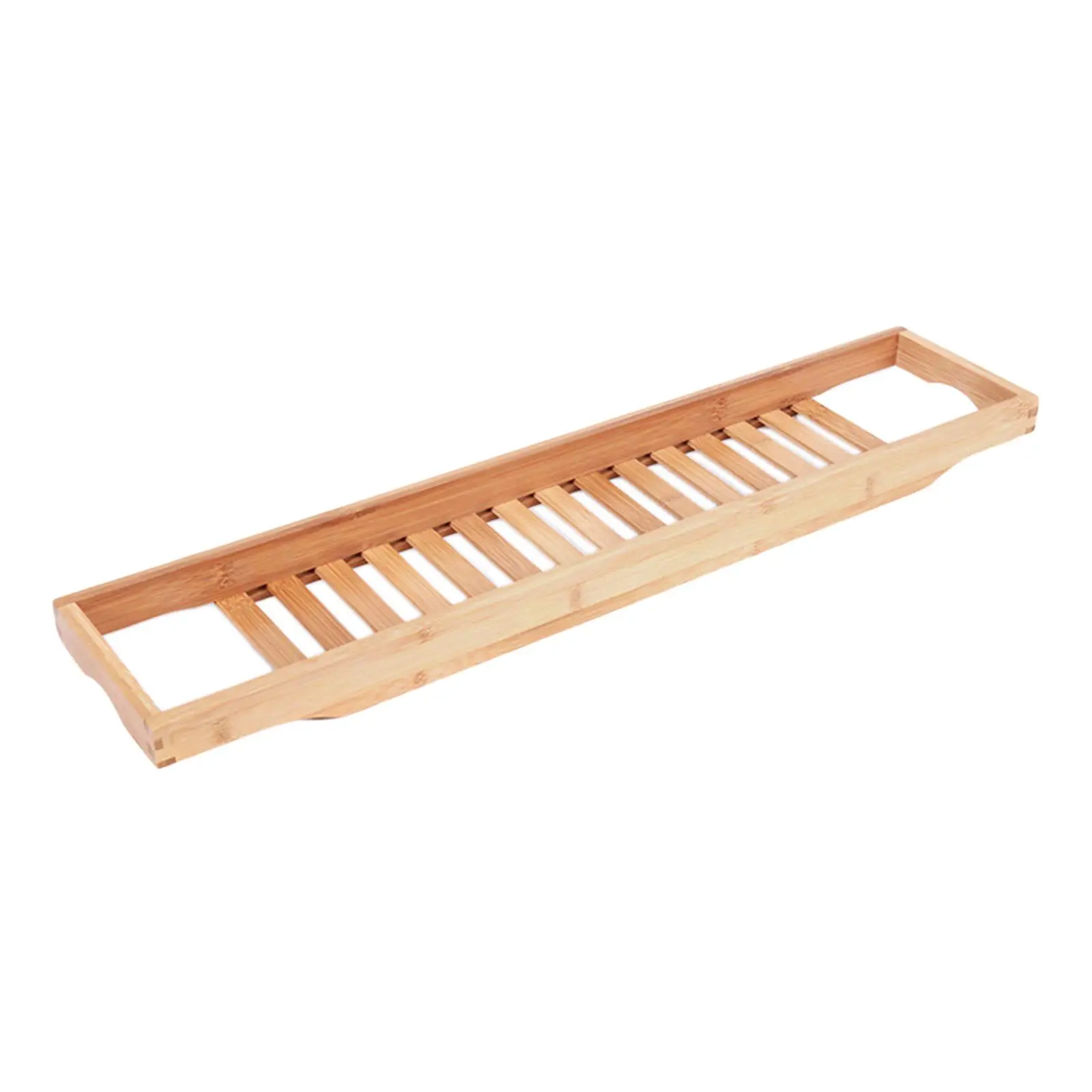 Bamboo Wooden Bathtub Caddy Tray Bathtub Stand Holder Bath Tray 70cm