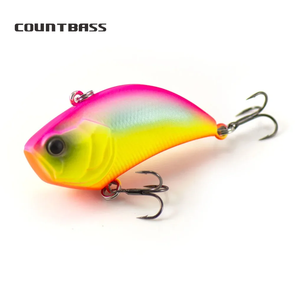 COUNTBASS 55mm 13.5g Vibraiton Rattling Hard Body Fishing Baits Vibe Lure Lipless Crankbait Angler's Fishing Lure