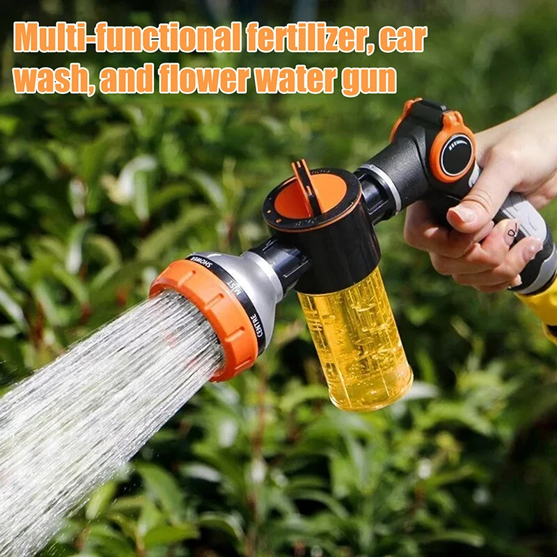 High Pressure Garden Water Sprayer Lawn Hose Spray Water Nozzle Washer Nozzle Car Washing Cleaning Cleaning Sprinkle Tool