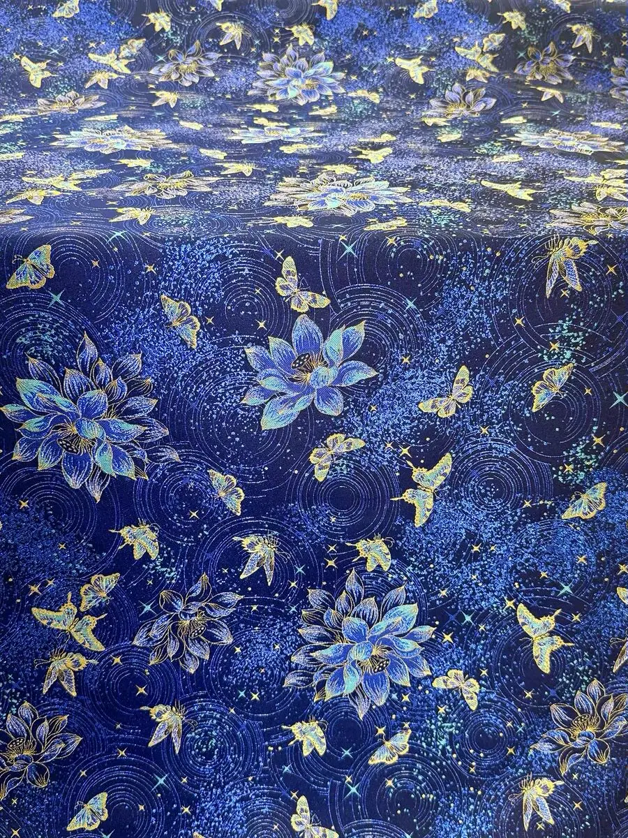 Song Brocade Designer Fabric Pure Silk for Hair Clips Skirts Waistcoats Pillows and Textile Projects