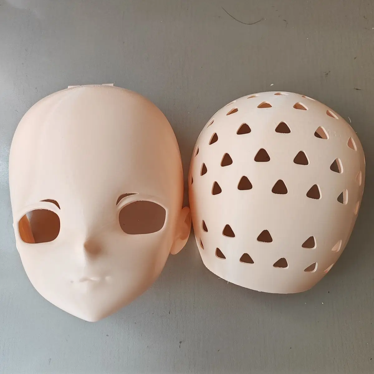 

Customize Character Boy/Bily Kigurumi Half Head with Lock Anime Cosplay Kigurumi Mask COS Headgear