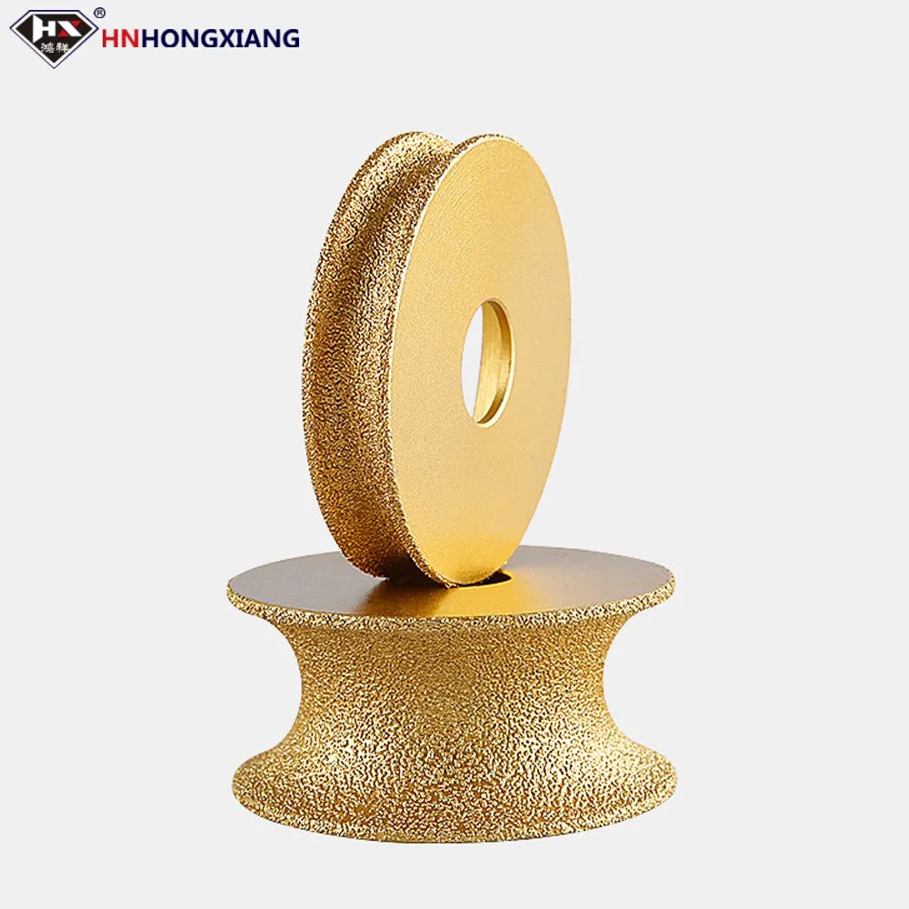 Brazing Diamond Stone Grinding Wheel, Marble Granite Ceramic Tile Trimming And Chamfering Artifact, Slotting And Grinding Arc
