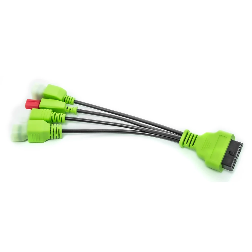 OBDII Diagnostic Cable for KAWASAKI Motorcycle 4-In-1 OBD2 to 4pin 6pin OBD Adapter Connector For Z/Ninja/Versys/Vulcan Series