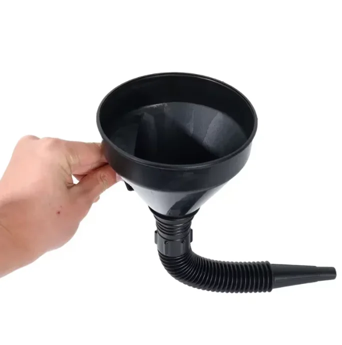 Spill-Proof Refueling And Oil Changing Funnel with Wide Mouth And Handle for Easy Mess-Free Pouring
