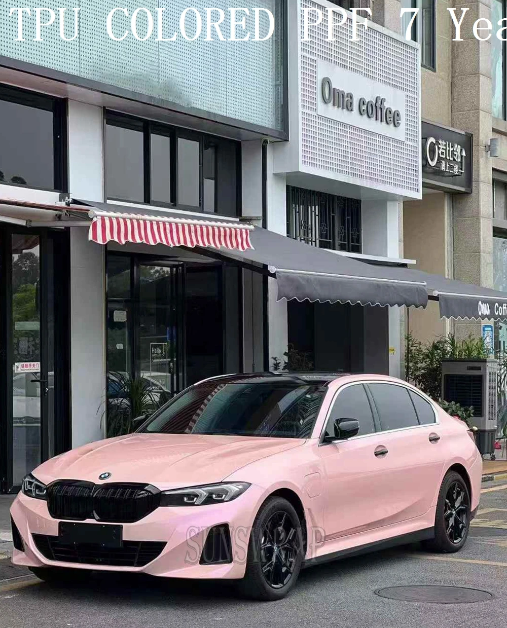 

Premium Glossy Blush Pink Paint Protection Film (PPF)- Self-Healing TPU for Cars, Aircraft, Marine - Easy Wet Application 5x52ft