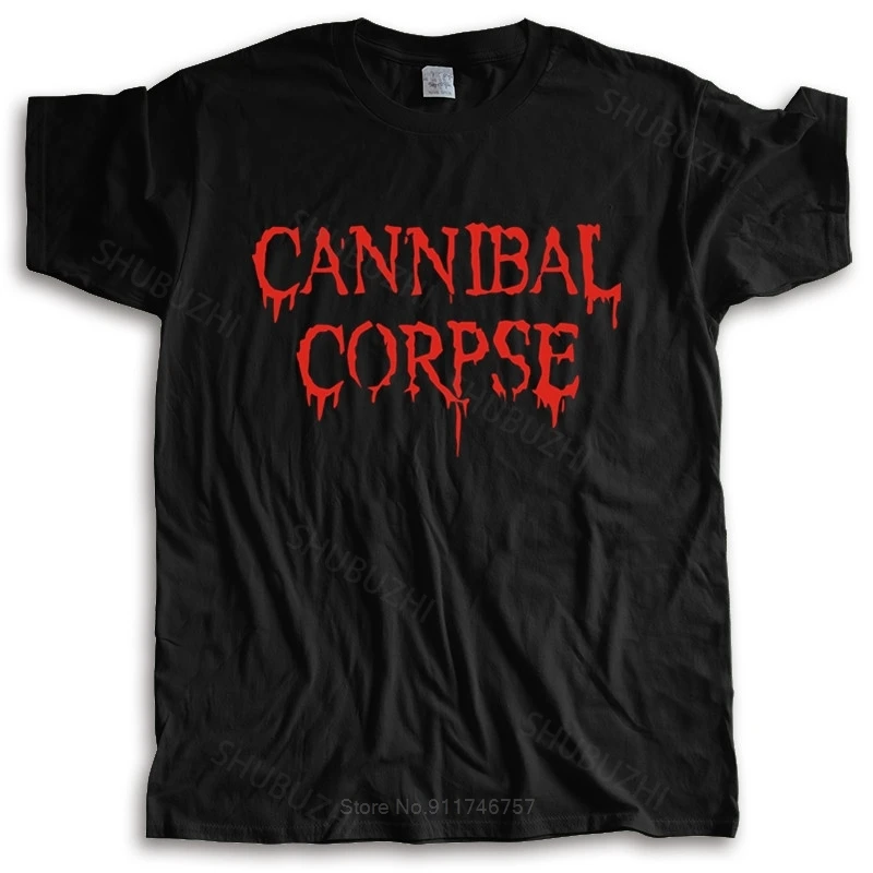 new fashion t-shirt men crew neck tees Cannibal Corpse 25 Years T-Shirt Death Metal Band Butchered Skull Tomb cotton tshirt