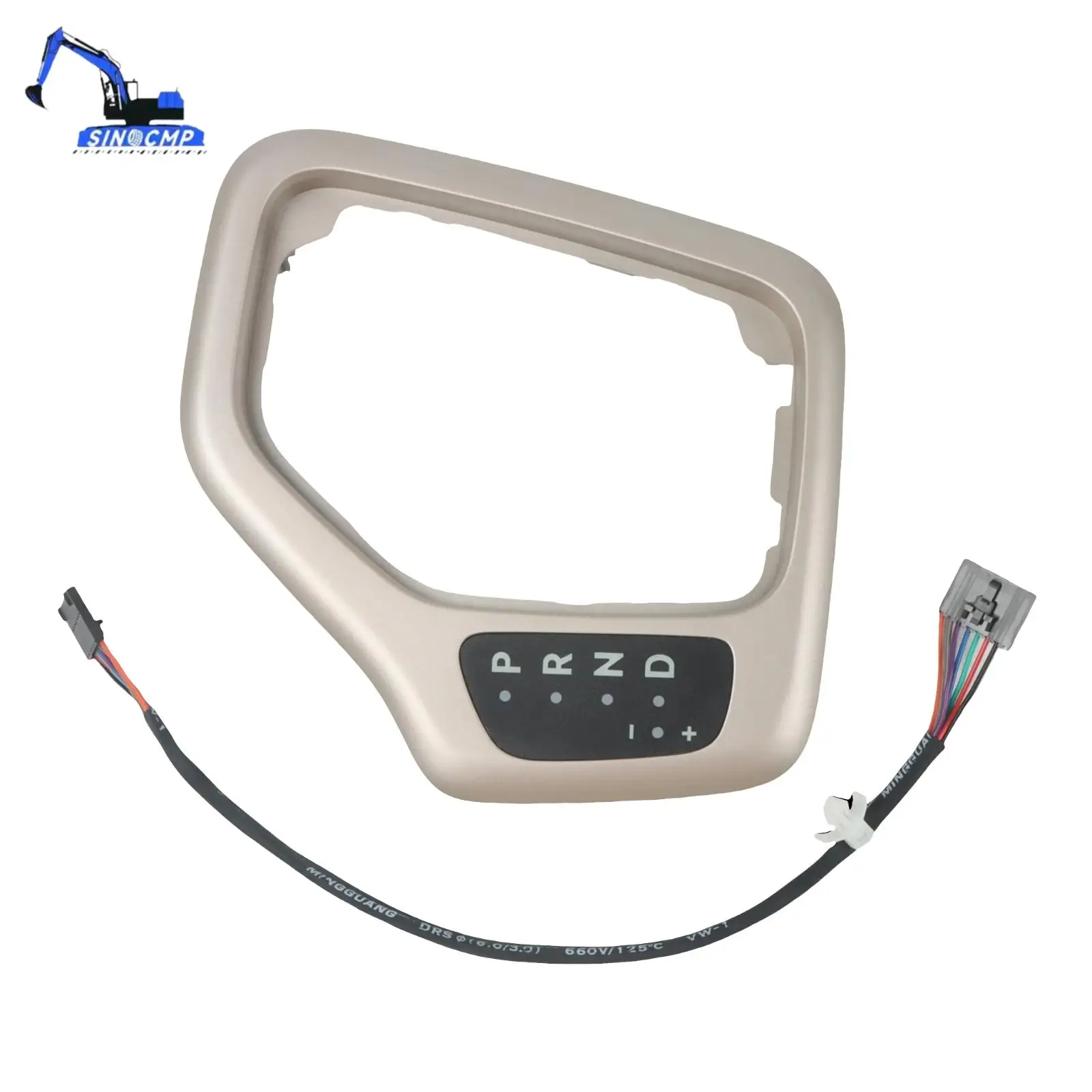 

1PC Center Console Gear Shift Bezel Cover Panel Brown for Jeep Cherokee 2014-2017 Replace 5YD27LS5AA ABS Plug-and-Play