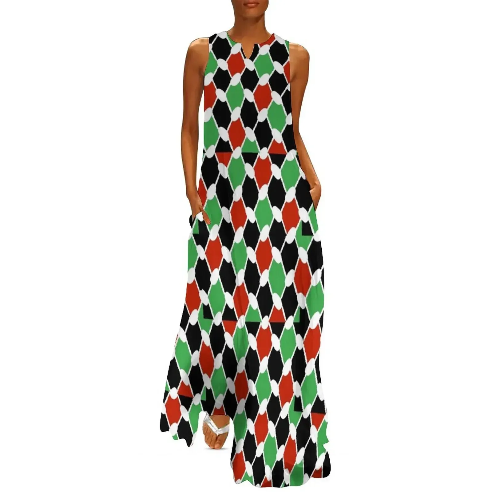 

Keffiyeh in Colors and White Long Dress elegant dresses plus sizes prom clothes dresses for prom Dress