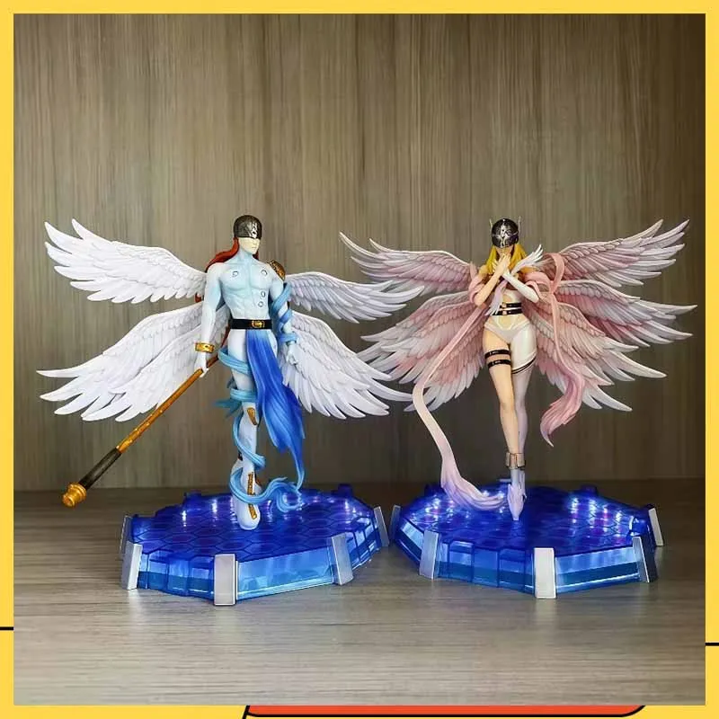 

Digital Monster Gk Moon Altar Angel Beast Fairy Beast Glowing Statue Model Boxed Collectible Anime Figure Japan Origin