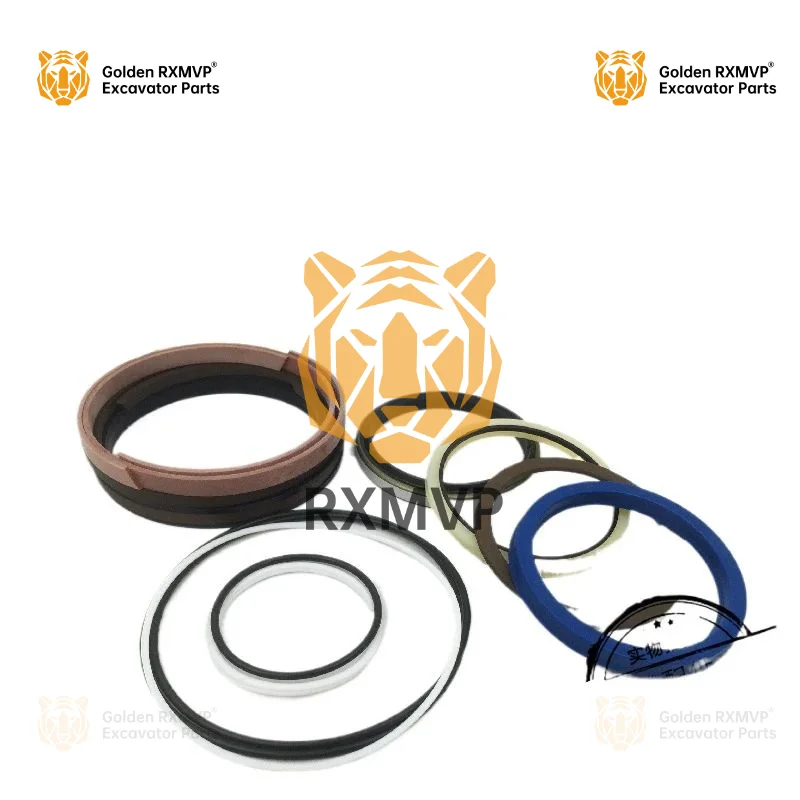 For Kobelco SK300-1/SK300-3 Big Arm Middle Arm Bucket Arm Oil Cylinder Oil Seal Repair Kit Excavator Accessories