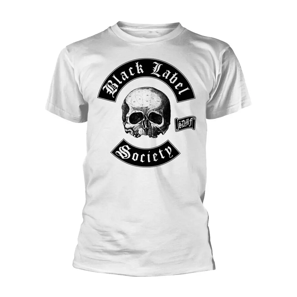 

BLACK LABEL SOCIETY - SKULL LOGO (WHITE) WHITE T-Shirt Small High Quality 100%Cotton Short Sleeve