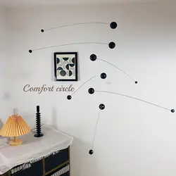 Balance Charm Hanging Wind Chimes, DIY Material Pack, Creative Home Pendant, Ceiling Adhesive Hook, Gift
