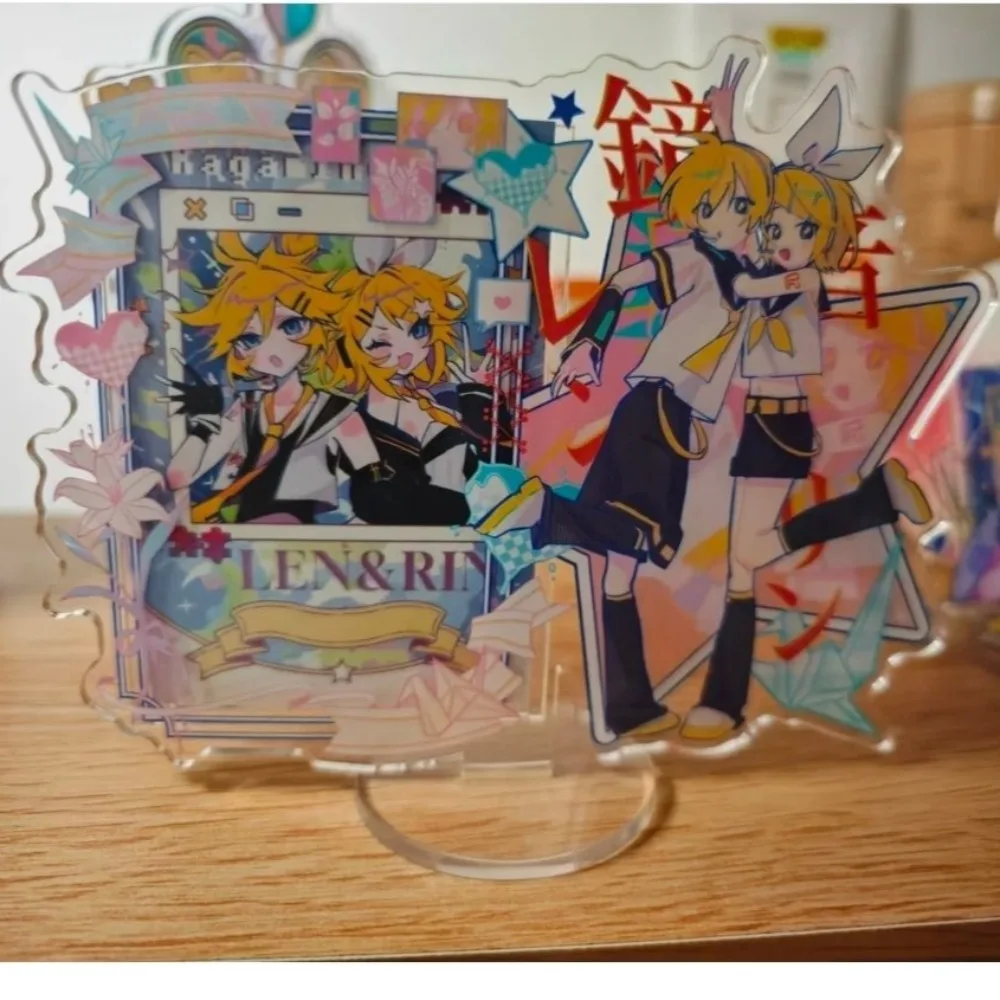 Kagamine Rin/Len Acrylic Photo Frame Signboard Piapro Characters Anime Peripheral Personality Desktop Ornaments Can Placed Photo