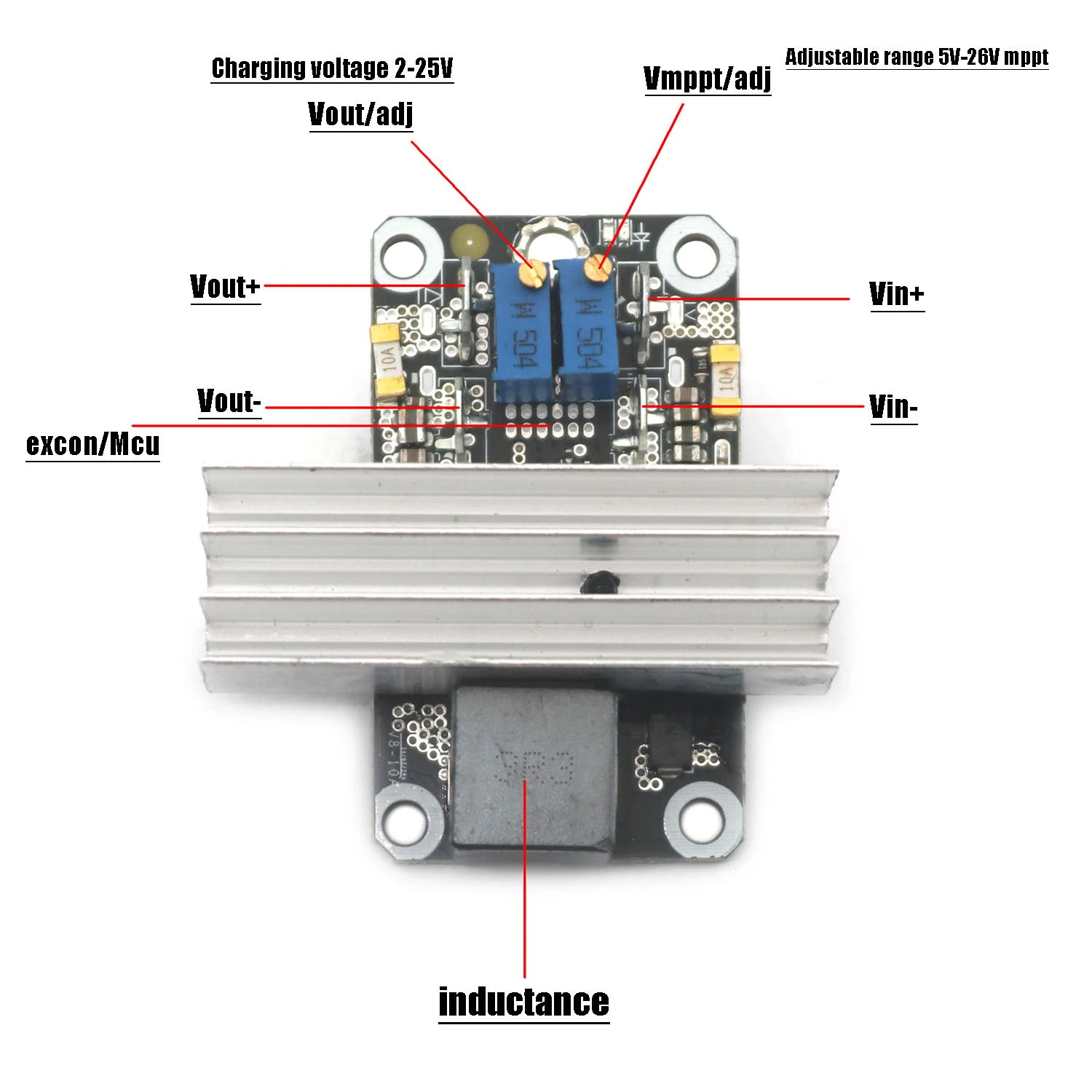 200W 13A 10A BQ24650 MPPT Regolatore di carica solare POWER USP DC 12V 24V Piombo-acido 3S 4S LiIon LifePo4 Caricabatteria al litio