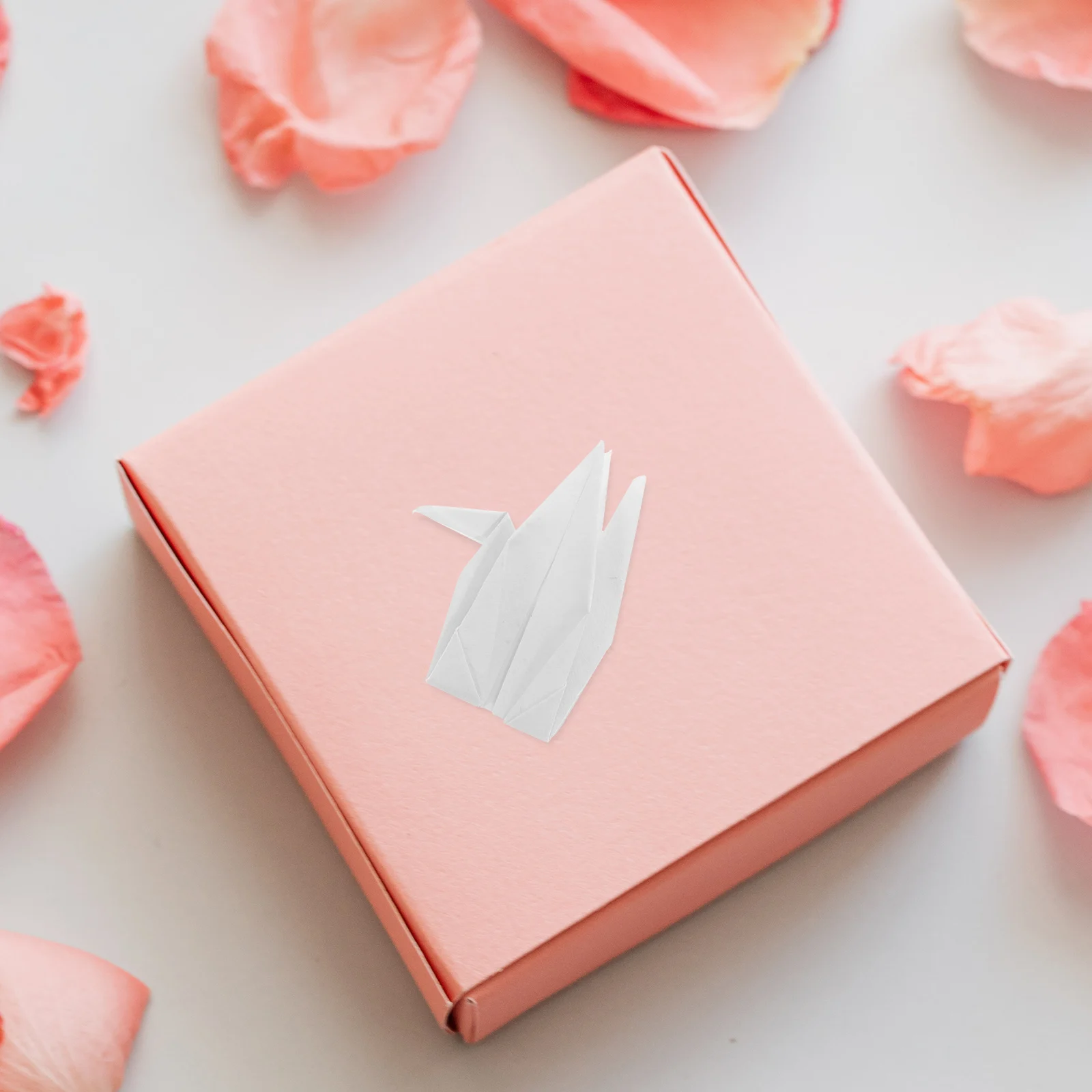 

100Pcs White Premade Origami Cranes Paper Folding Decorations Wedding Party Backdrop Photo Props Table Centerpiece