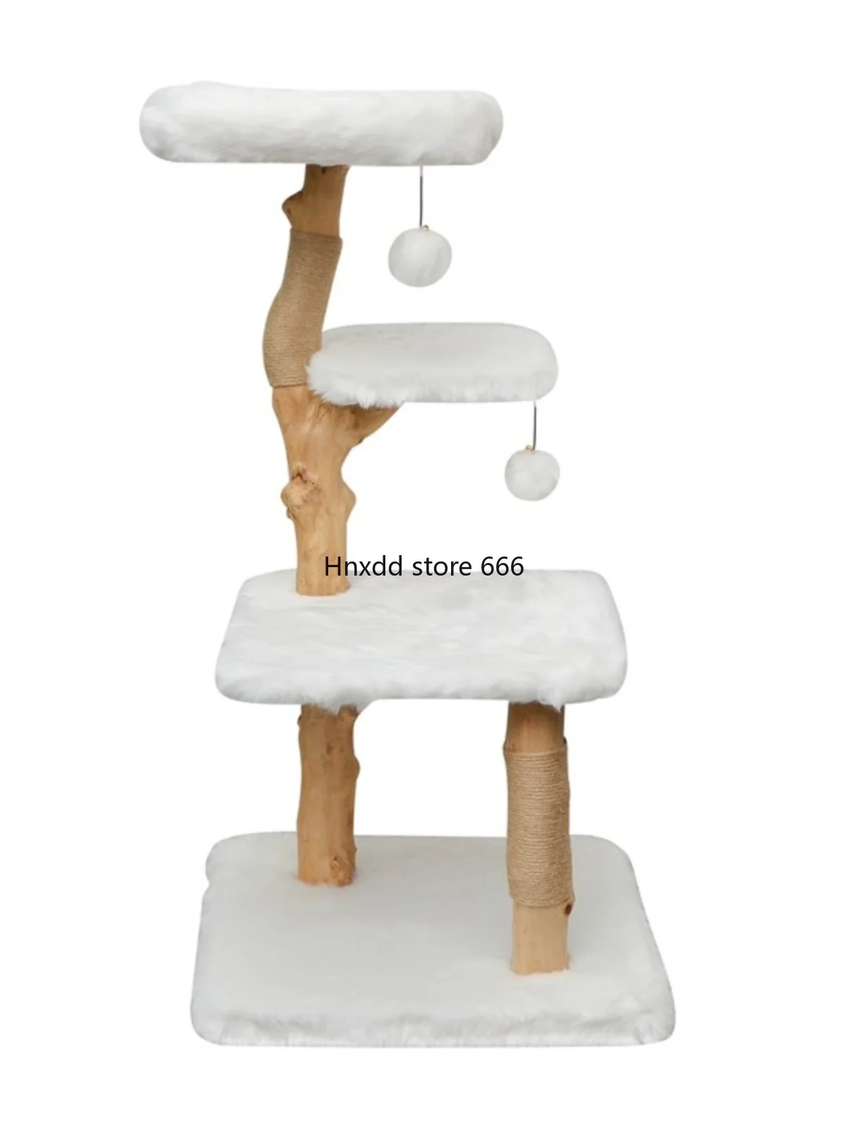 Pet cat climbing frame cat tree integrated jumping platform scratching board toy