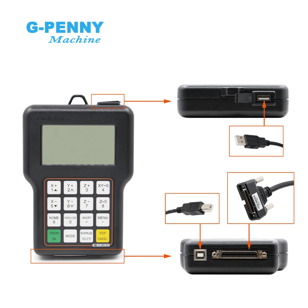 Motion Controller para CNC Router Machine, Versão em Inglês, RichAuto, DSP A11, 3 Axis, A11E, Frete Grátis