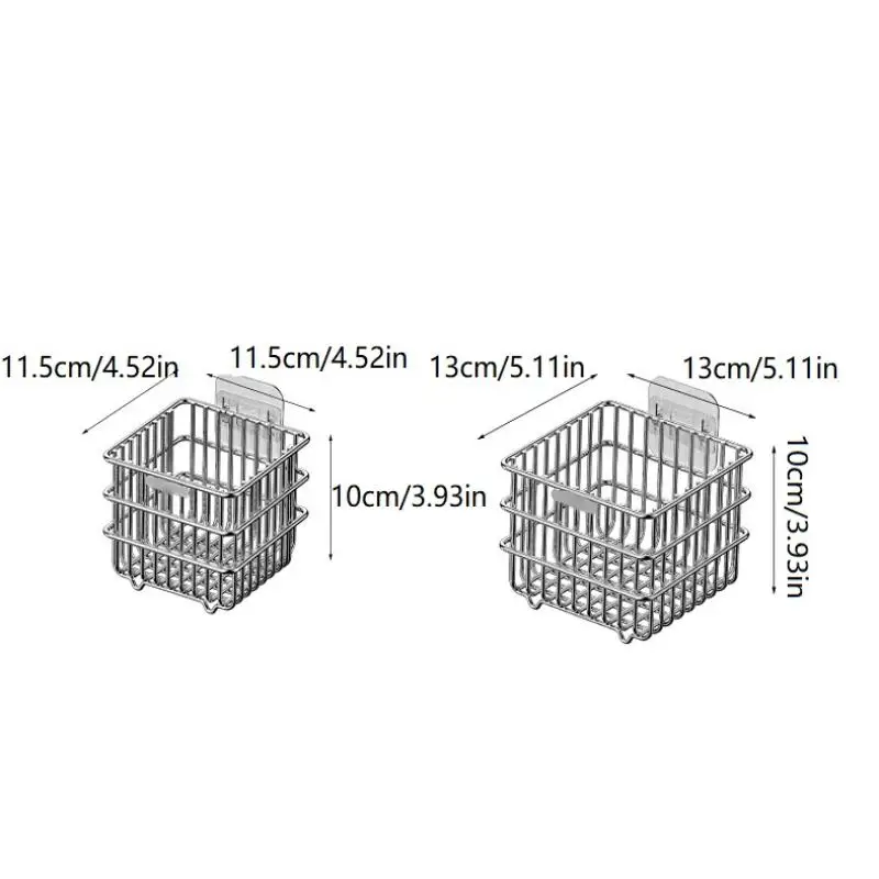 

Onion Ginger Garlic Kitchen Shelf Wall Hanging Condiments Spice Vegetable Fruit Storage Rack Wall Drain Basket Punch-Free