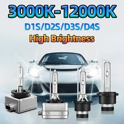 Roadsun 2x 자동차 조명, 제논 HID 자동차 전구, 12V, 35W, D1S, D2S, D3S, D4S, D1R, D2R, D3R, D4R, 헤드라이트, 4300K, 6000K, 8000K, D1, D2, D3, D4