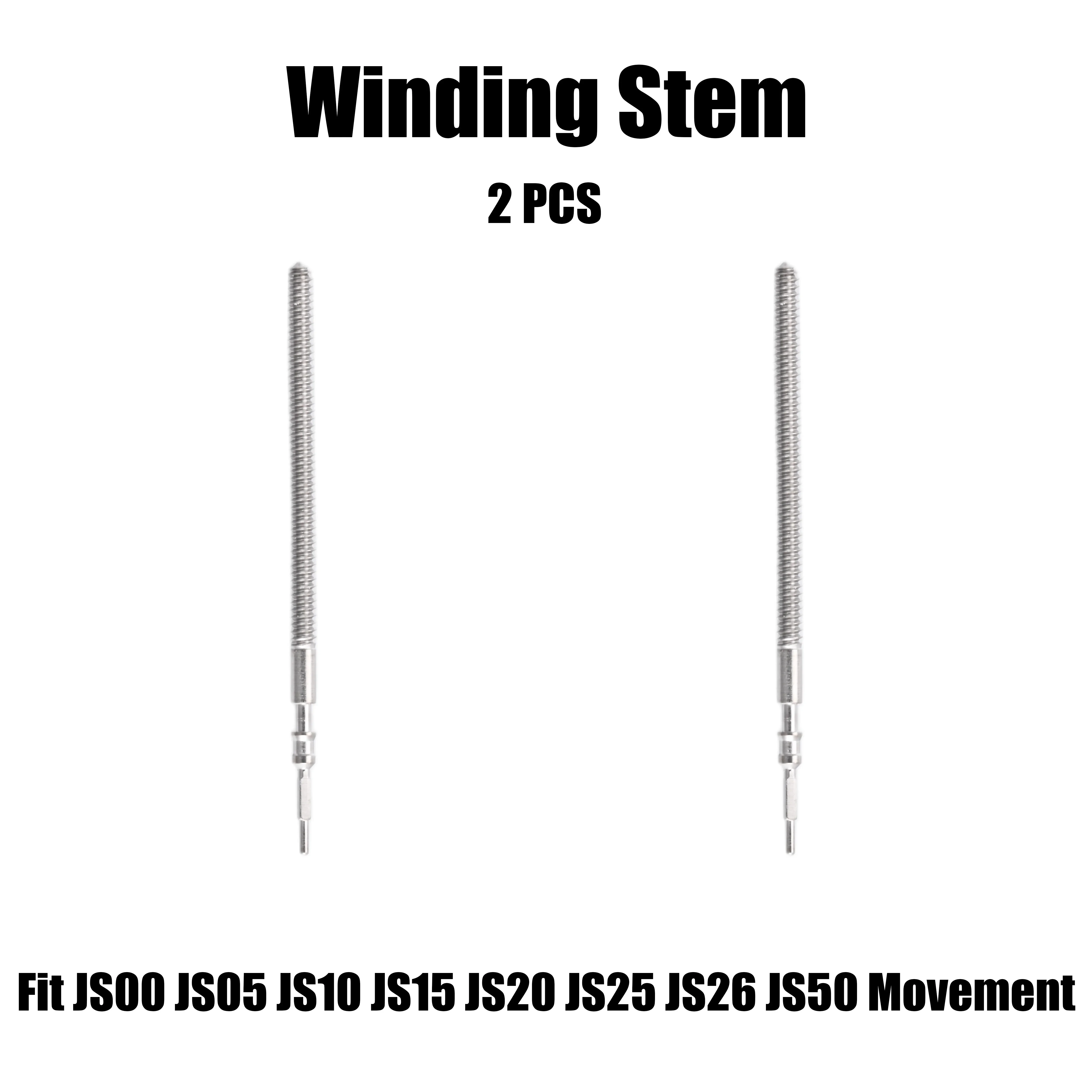 Winding Stem for JS00 JS05 JS10 JS15 JS20 JS25 JS26 JS50  Movement Watch Repair Parts Handle Rod Stem