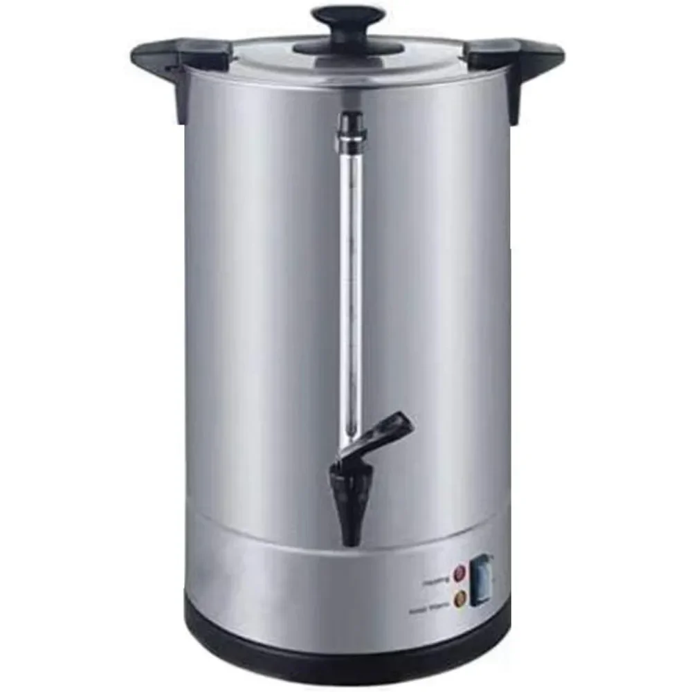 1 Double Wall Hot Beverage Dispenser - Quick Brewing, For Home Or Commercial Use, Stainless Steel Coffee Dispenser