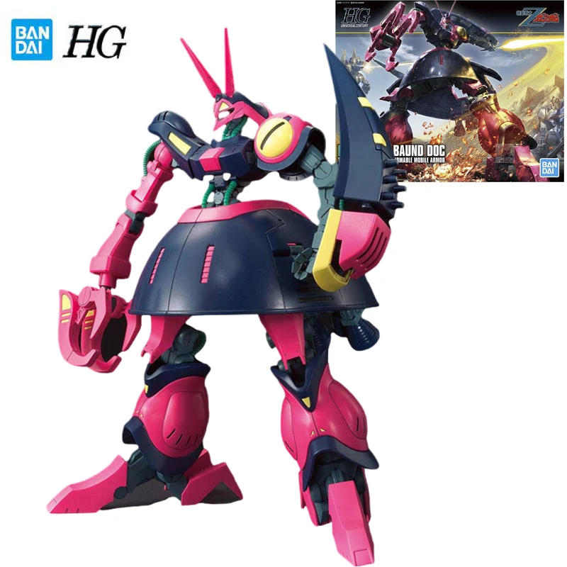 

Bandai оригинальная модель Gundam гаражный набор 1/144 HGUC серия Аниме Фигурка Gundam NRX-055 BAUND Коллекционная экшн-игрушка для мальчиков DOC