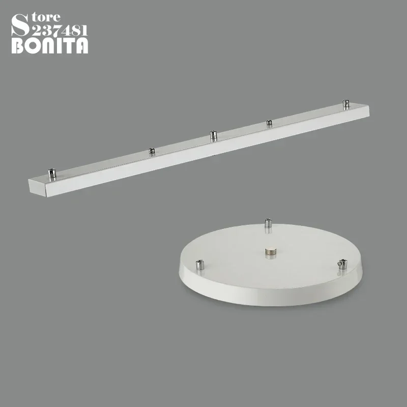 Ceiling Tray Ceiling Plate Ceiling Base hang up 3 lamps long tray round tray black white color