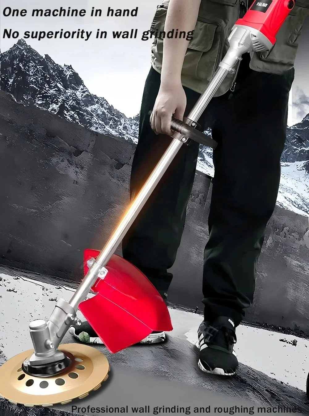 Multi Function  Wall And Floor Grinder Tool for Rust Removal Concrete Planing Paint Polishing Smoothing
